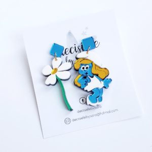Pendientes Pitufina