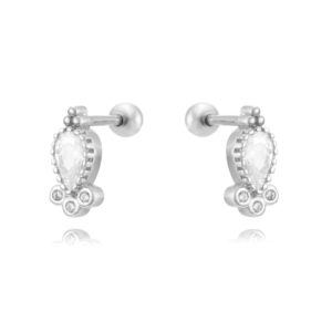 Pendientes Piercing en Plata de Ley Grace