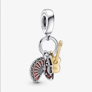 Charm Colgante Guitarra Española, Zapato Flamenco y Abanico 760765C01