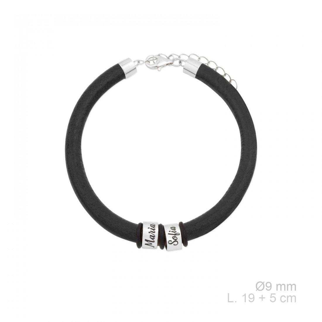 Pulsera Plata de Ley Te Llevo Conmigo - Imagen 2
