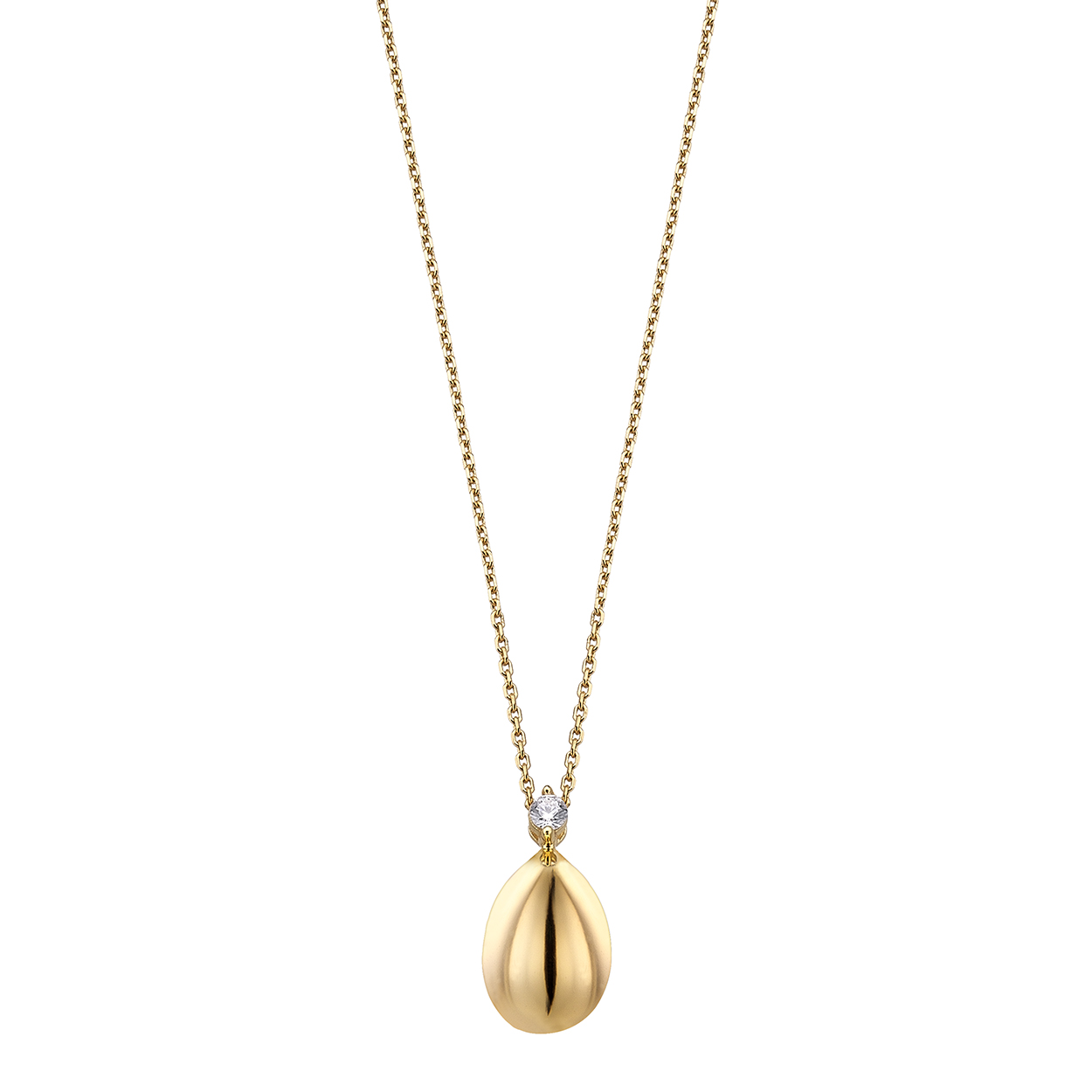 Collar de Plata Dorada Goccia 00510460