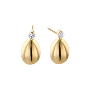 Pendientes de Plata Dorada Goccia 00510465