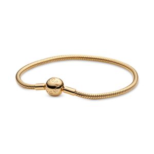 Pulsera Pandora Shine Cadena de Serpiente 567107 Baño de 14k