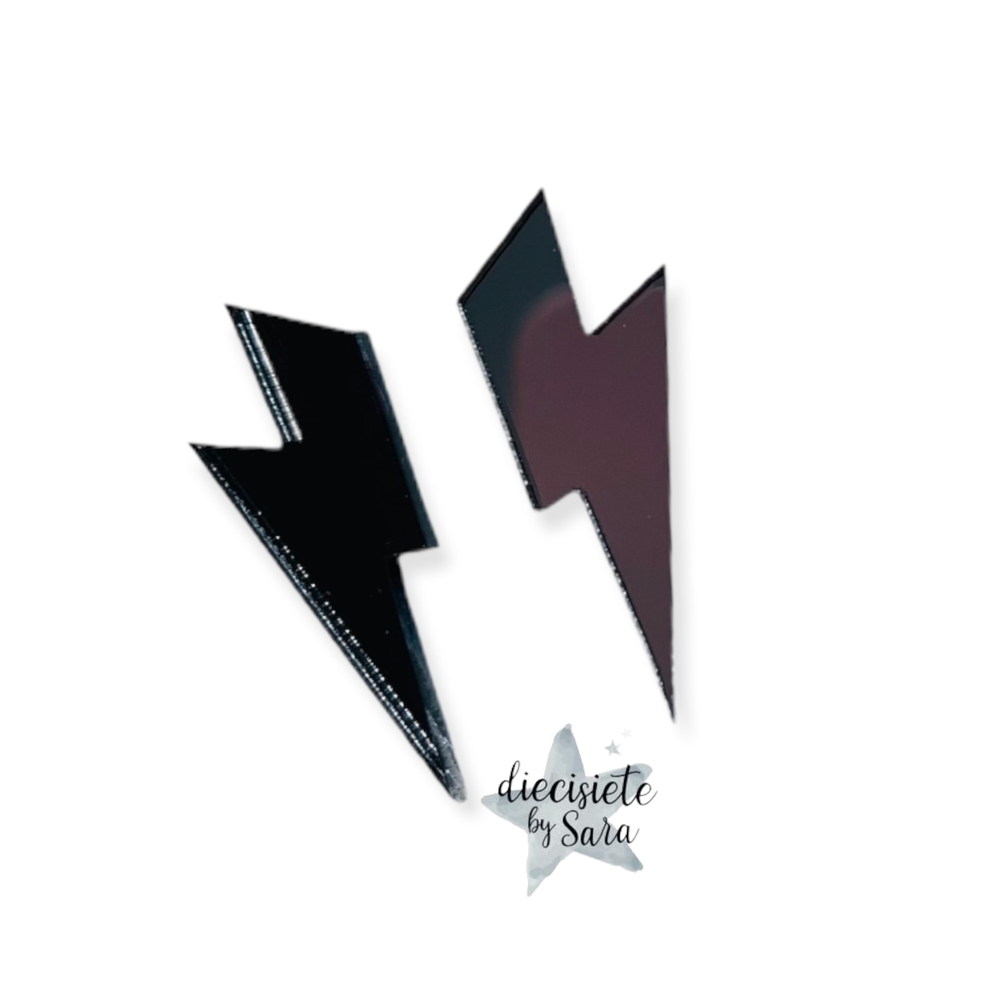 Pendientes Rayo Metal - Imagen 5