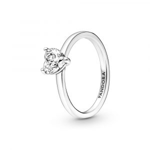 Anillo Solitario Corazón Brillante 191165C01