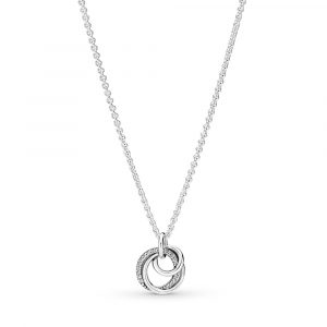 Collar con Colgante Circulo Familiar Siempre 391455C01-60