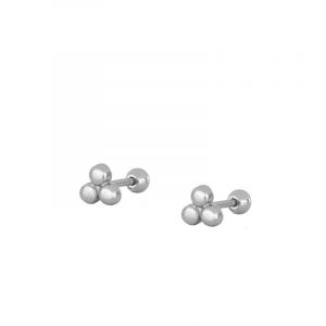 Piercing Plata 3 Bolitas