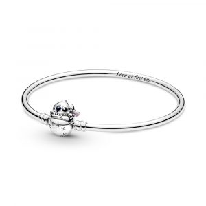 Pulsera Rigida Pandora Moments Cierre Mordisco Stitch de Disney 591083C01