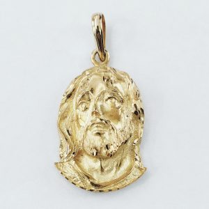 Colgante en Oro de 18k Imagen Cristo Grande