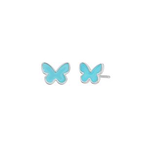 Pendientes Plata Mariposa Turquesa D02401/AG