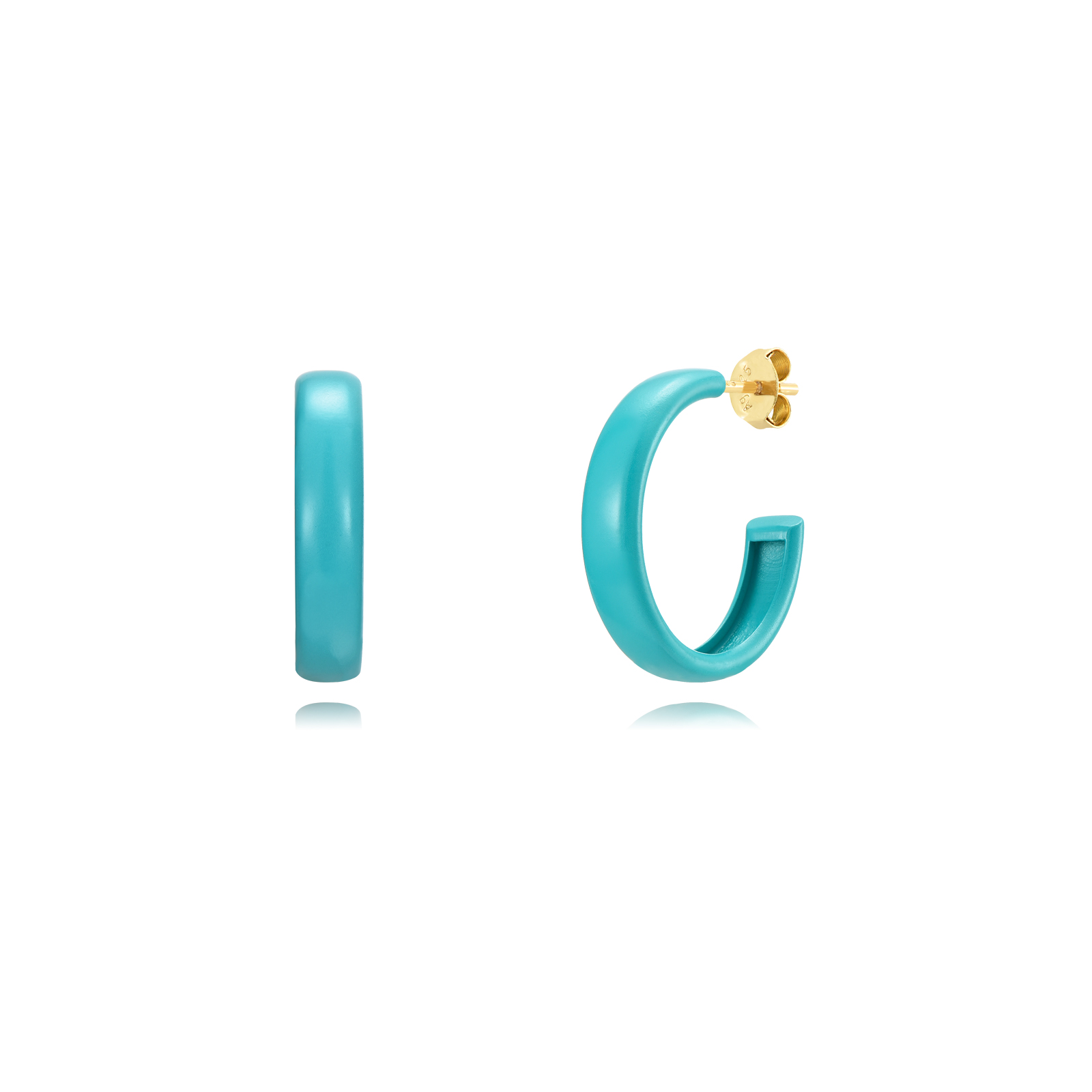 Pendientes Plata Judi Gold - Imagen 5