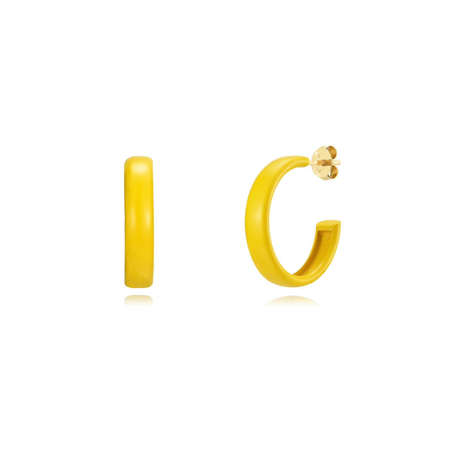 Pendientes Plata Judi Gold - Imagen 3