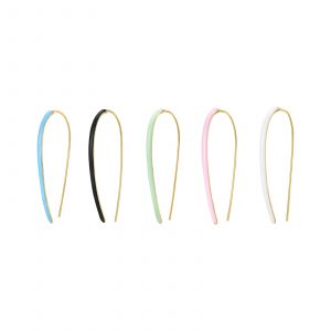 Pendientes plata Lian Gold
