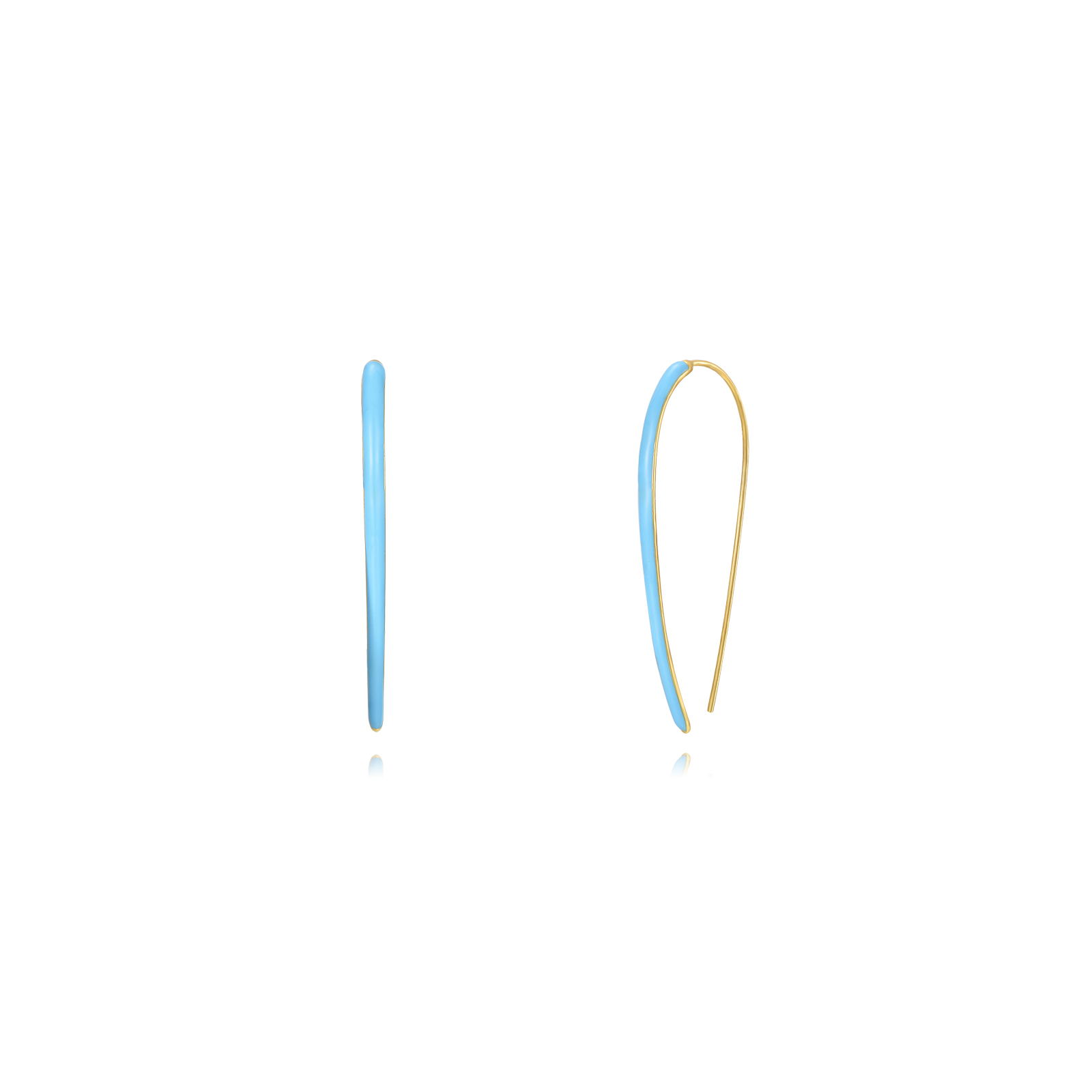 Pendientes plata Lian Gold - Imagen 4