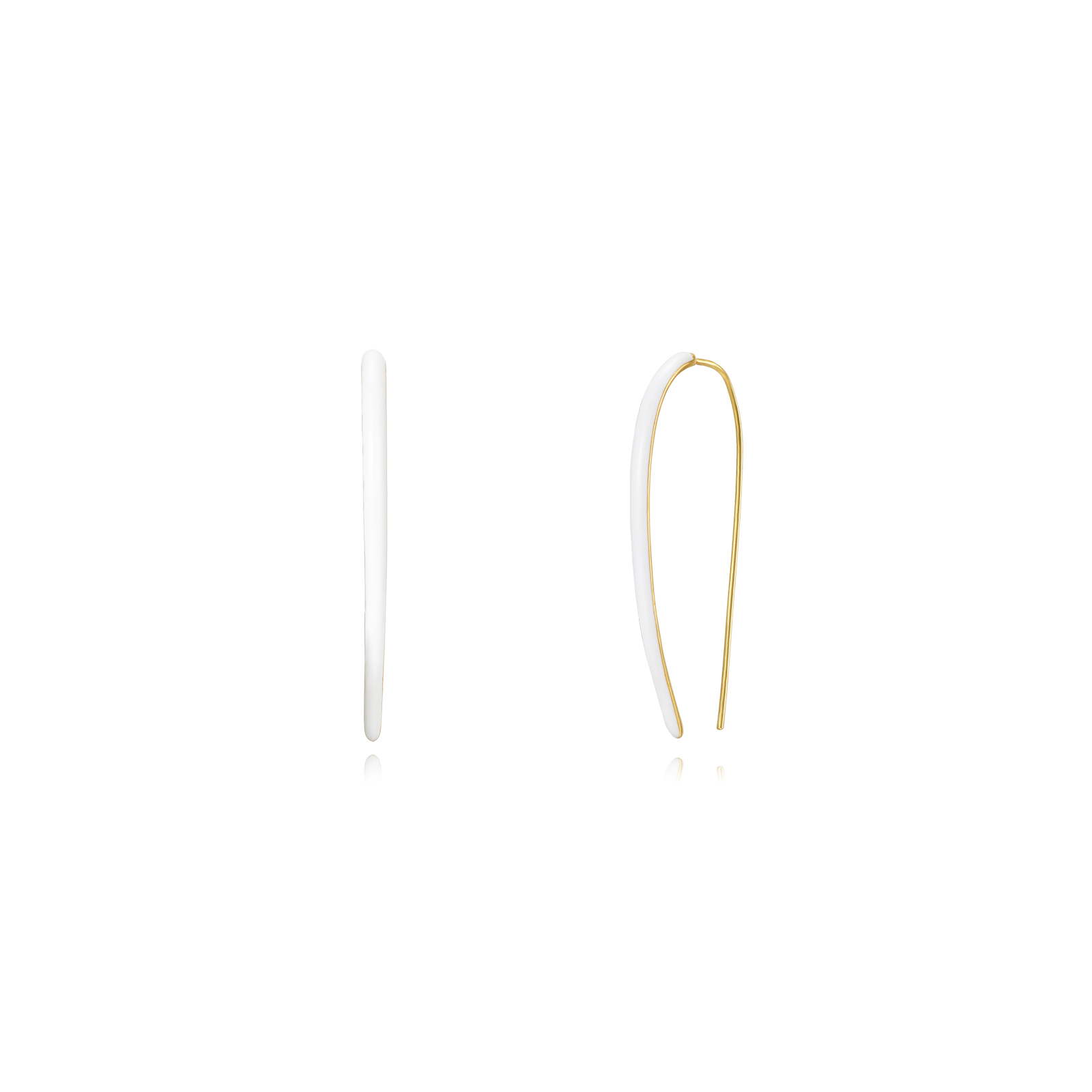 Pendientes plata Lian Gold - Imagen 3
