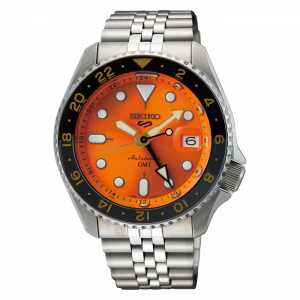 Reloj Seiko 5 Sport GMT Naranja SSK002