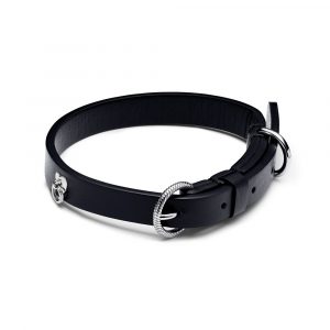 Collar para mascotas de tejido rosa sin cuero 312262C01