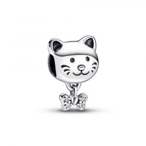 Charm Mascota Gato y Hueso 792255C01
