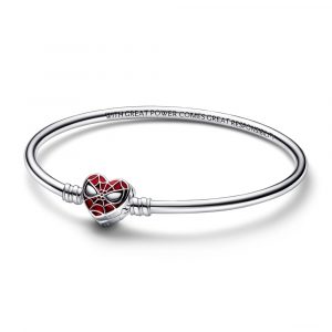 Pulsera Rigida con Cierre de Mascara de Spider-Man de Marvel 592324C01