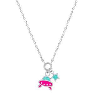 Collar Plata Nave y Estrella D02407/AX