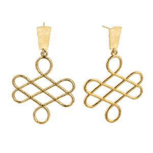 Pendientes en Plata Dorada Mudejar de Durán Exquse 00511339