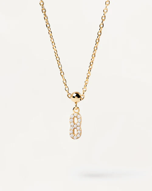 Charm Numero 8 pdpaola CH01-002-U - Imagen 2
