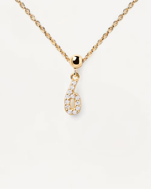 Charm Numero 6 pdpaola CH01-004-U - Imagen 5
