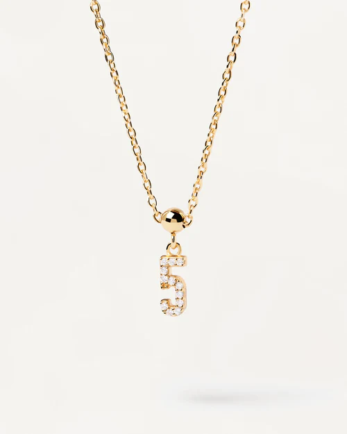 Charm Numero 5 pdpaola CH01-005-U - Imagen 2