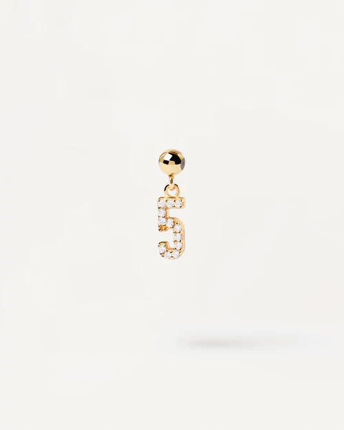 Charm Numero 5 pdpaola CH01-005-U
