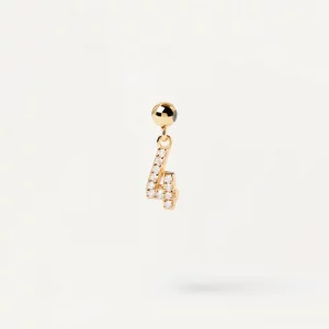 Charm Numero 4 pdpaola CH01-006-U