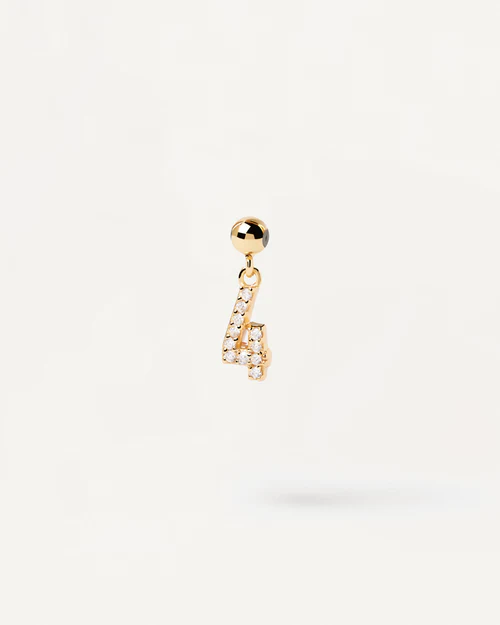 Charm Numero 4 pdpaola CH01-006-U