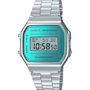Casio Vintage Azul Espejo A168WEM-2EF