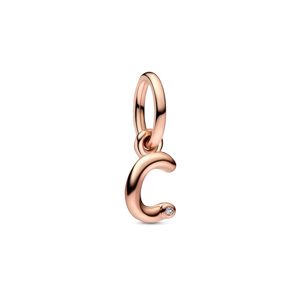 Charm Colgante Letra Minúscula c del Alfabeto 782472C01