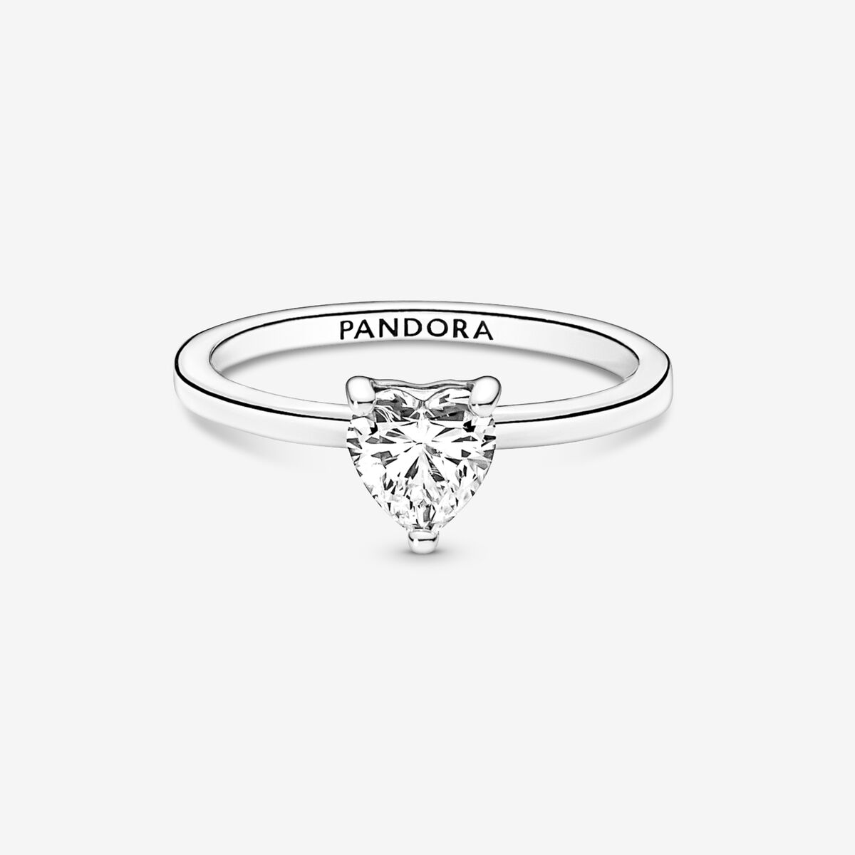 Anillo Solitario Corazón Brillante 191165 - Imagen 2