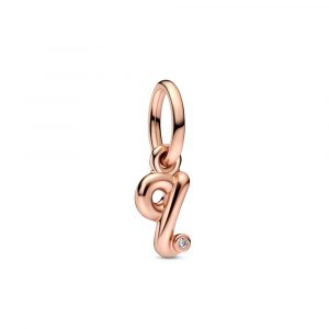 Charm Colgante Letra Minúscula q del Alfabeto 782476C01