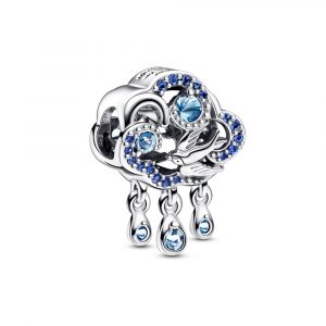 Charm Pluma Curvada en Pavé 792569C01