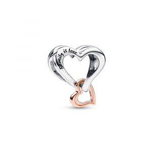 Charm Corazón Infinito en Filigrana de Dos Tonos 782642C00