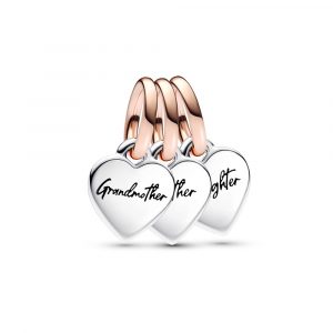 Charm Colgante Divisible Triple Corazones Generación Familia 782648C00