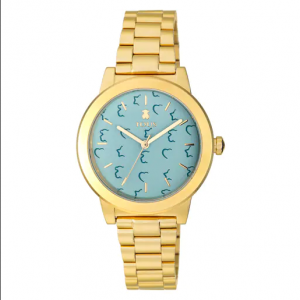 Reloj Tous Glazed Acero IP Dorado Esf Turquesa 100350635