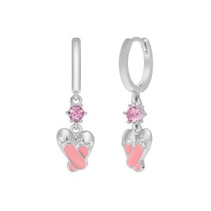 Pendientes Aro Bailarinas Rosas D03001/AT