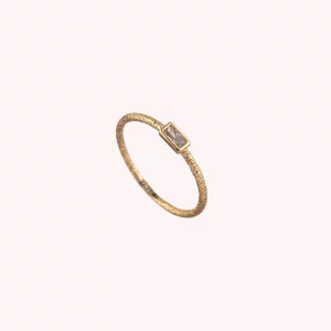 Anillo Fino Cleopatr Cristal/Dorado 02280242-137