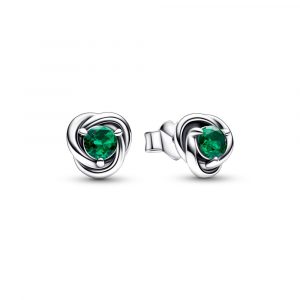 Pendientes de botón Circulo Eternity Octubre 292334C08