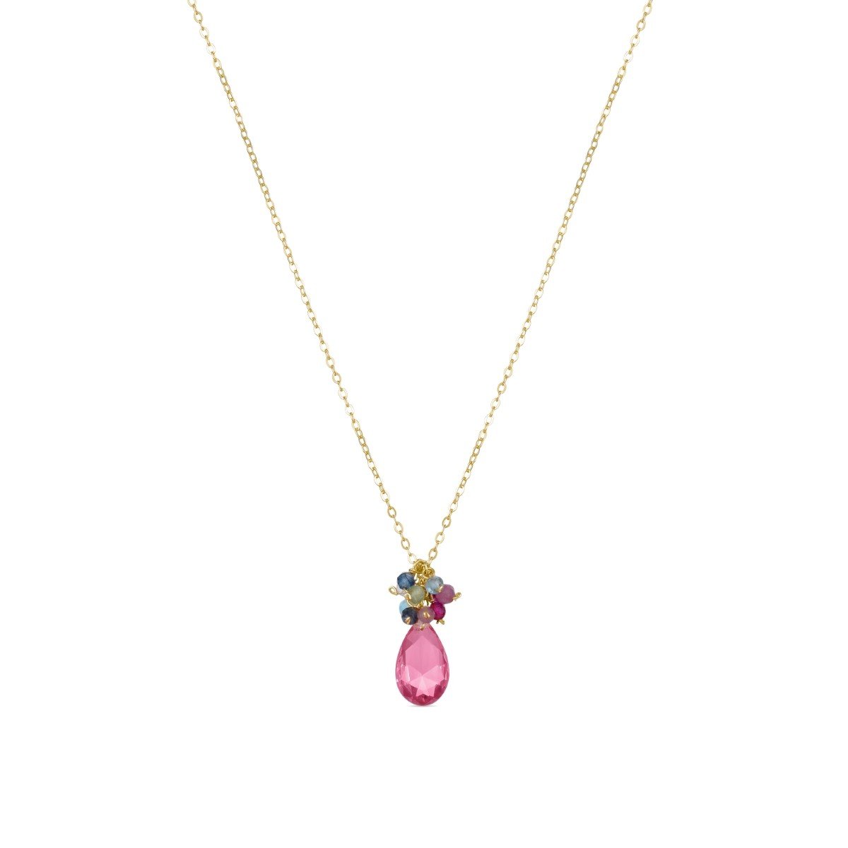 Collar WENBEI en Plata de Ley con Baño de Oro NXA323YC20
