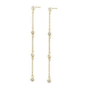 Pendientes Plata Guro Gold