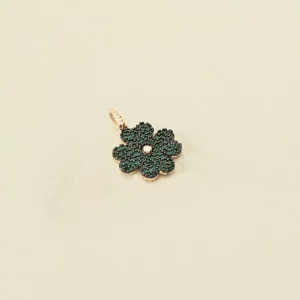 Colgante Trebol Verde/Dorado 02880033-658