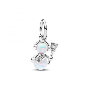 Charm Colgante Muñeco de Nieve Opalescente 792981C01