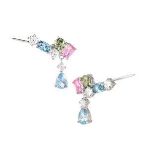 Pendientes Colour Wave Zirconita Colgante 149828 010