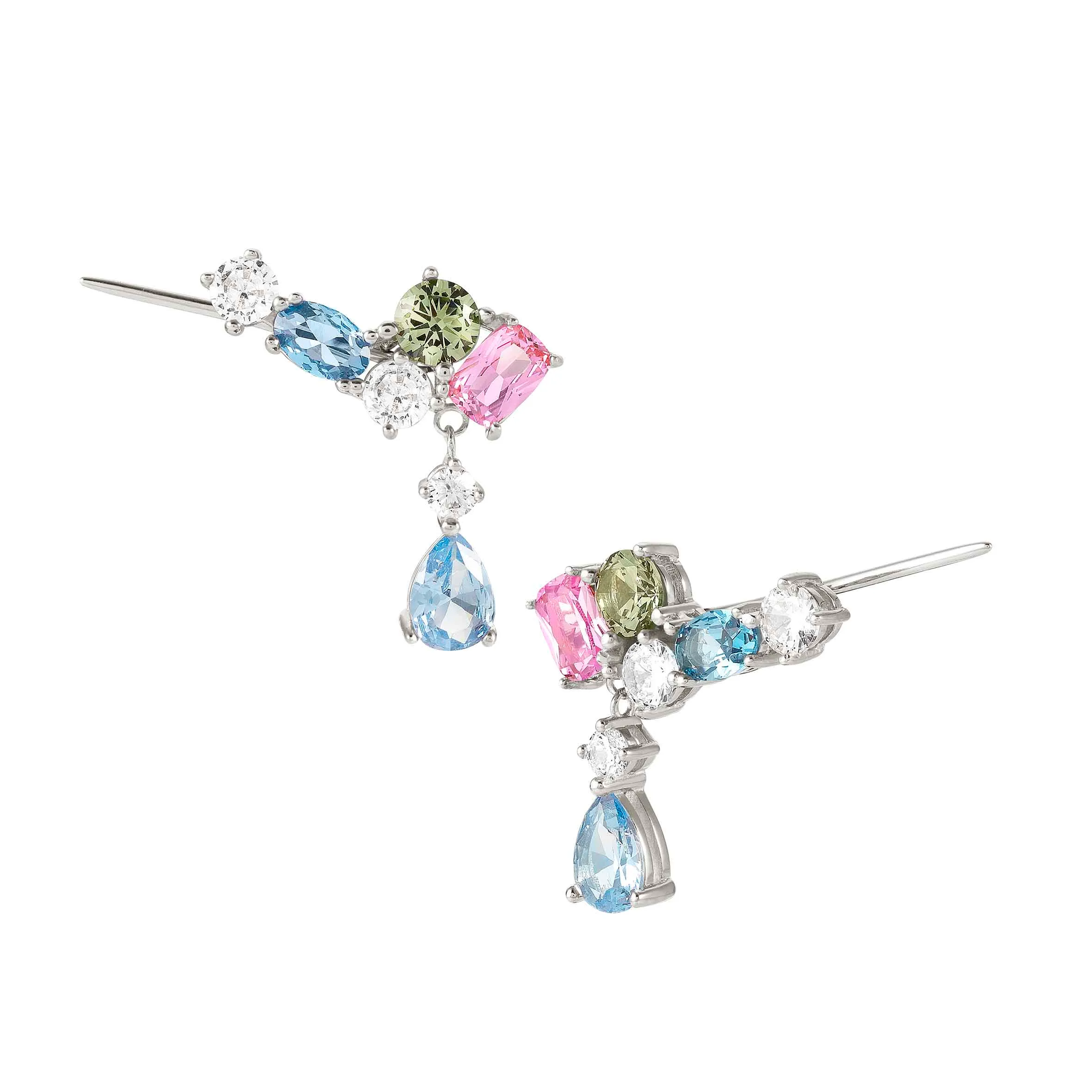 Pendientes Colour Wave Zirconita Colgante 149828 010