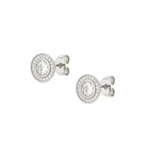 Pendientes Aurea en Plata de Botón