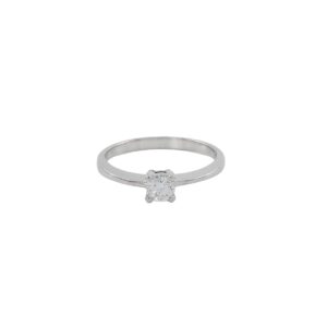 Solitario Oro Blanco 0’11cts